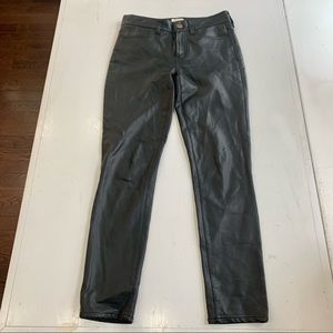 J.Crew Factory 25 Faux Leather Pant